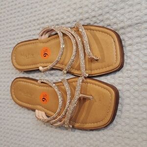 Rose gold Mariella sandals Size 9 1/2 (#4)